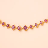 Authentic Ruby Stone Gold Bracelet for Women