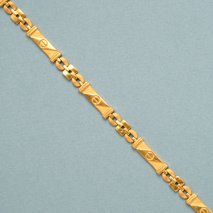 Supreme Nawabi Design Gold Bracelet for Men
