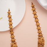 Antique Grand Peacock Motif Gold Haram