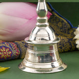 Temple Style Nandi Silver Bell