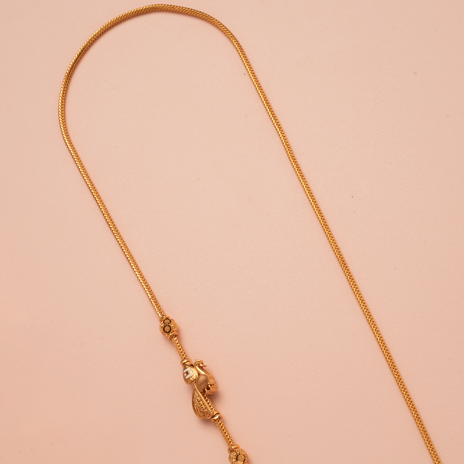 Vel Mayil Casting Gold Mugappu Chain