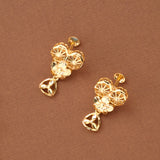 Classic Golden Drops Casting Necklace Set