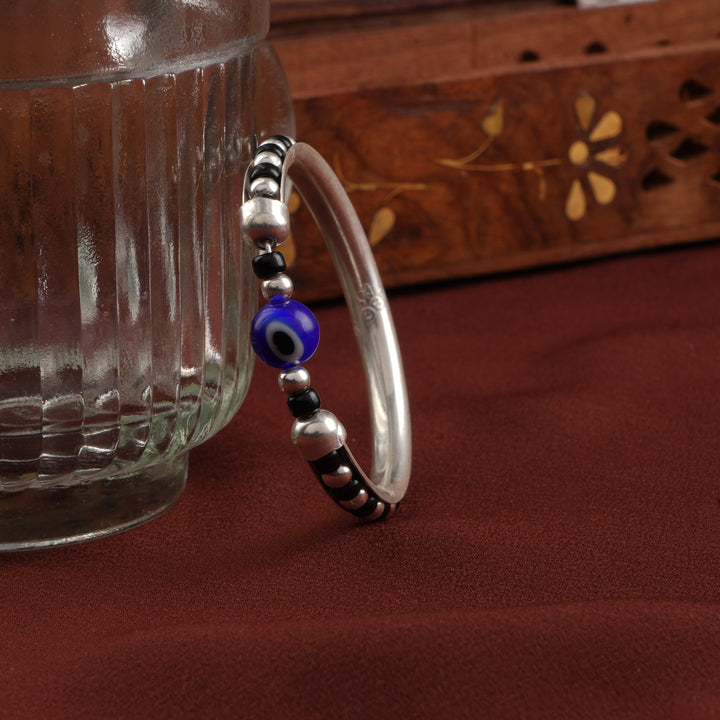 Traditional Evil Eye Silver Baby Bracelet