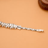 Flexible Jaguar Silver Bracelet for Men