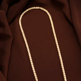 Mango Design Ruby Stone Golden Chain