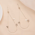 Dumbbells Design Silver Anklet