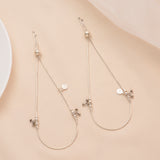 Dumbbells Design Silver Anklet