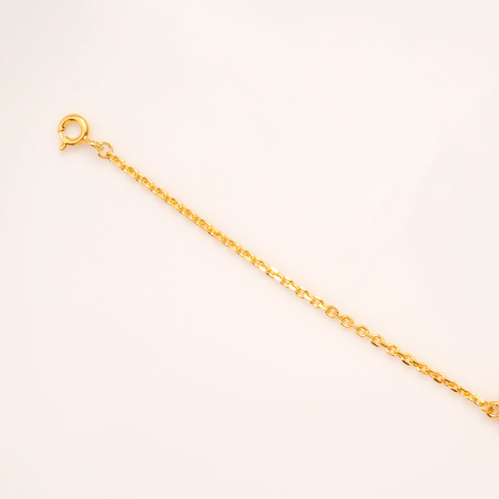Mother of Pearl & CZ Heart Bracelet