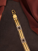 Men’s Geometric Link Gold Bracelet