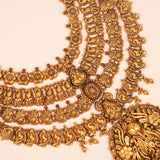 Traditional Gold Lakshmi Necklace