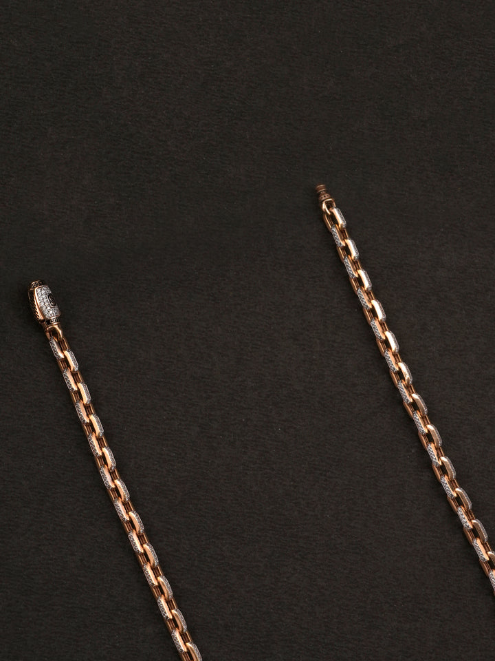 Rose Gold Hermes Links Men Chain