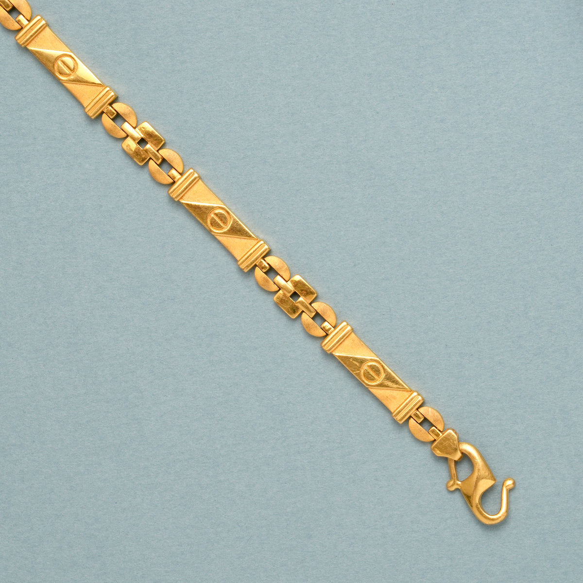 Supreme Nawabi Design Gold Bracelet for Men
