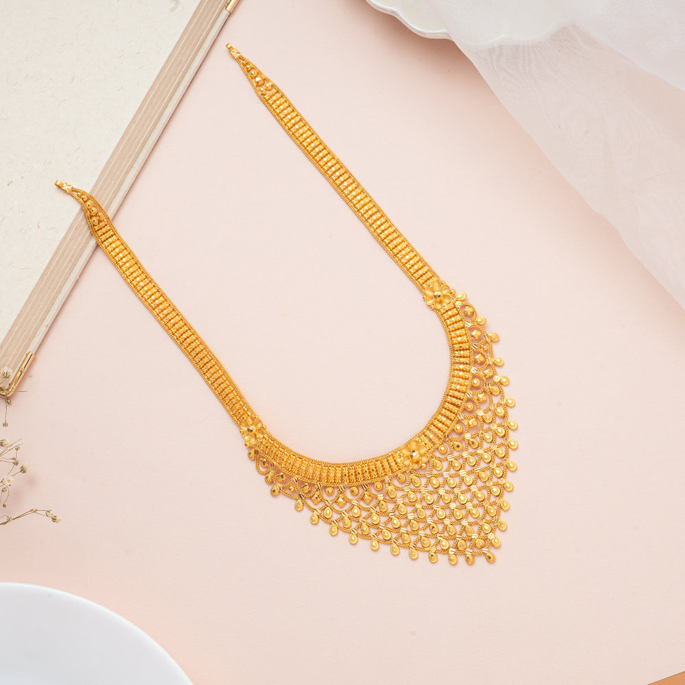 Calcutta Pattern Wedding Gold Haram