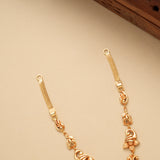 Elegant Peacock Lakshmi Golden Necklace Set