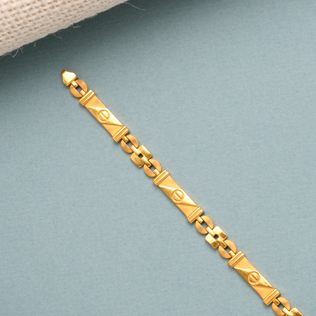 Supreme Nawabi Design Gold Bracelet for Men