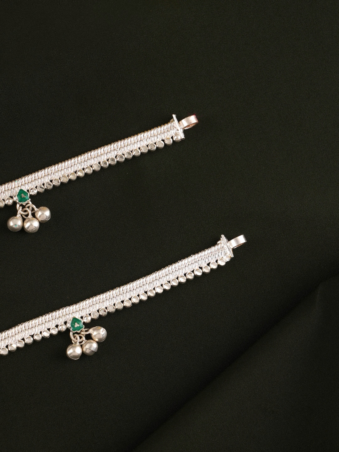 Women's Attigai Muthu Silver Anklet