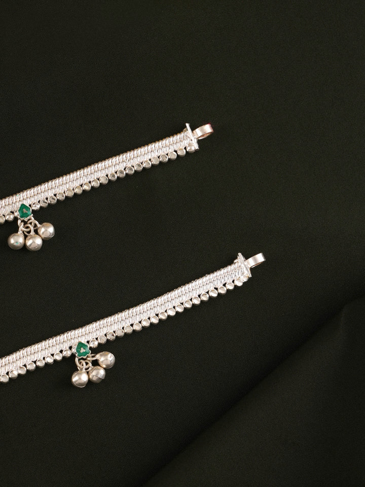 Women's Attigai Muthu Silver Anklet