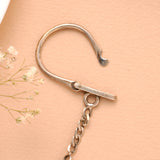 Stylish Guitar Silver Keychain