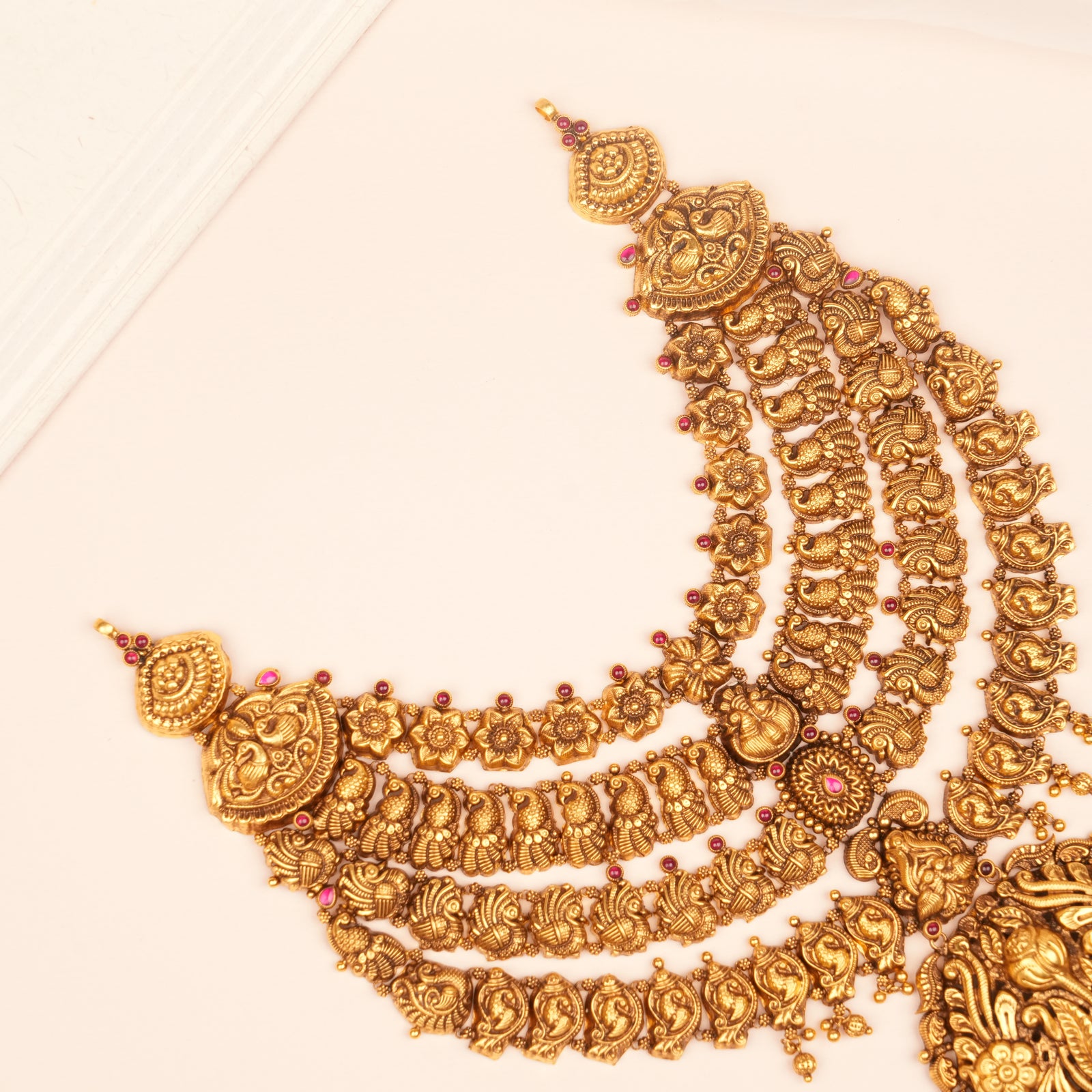 Traditional Gold Lakshmi Necklace