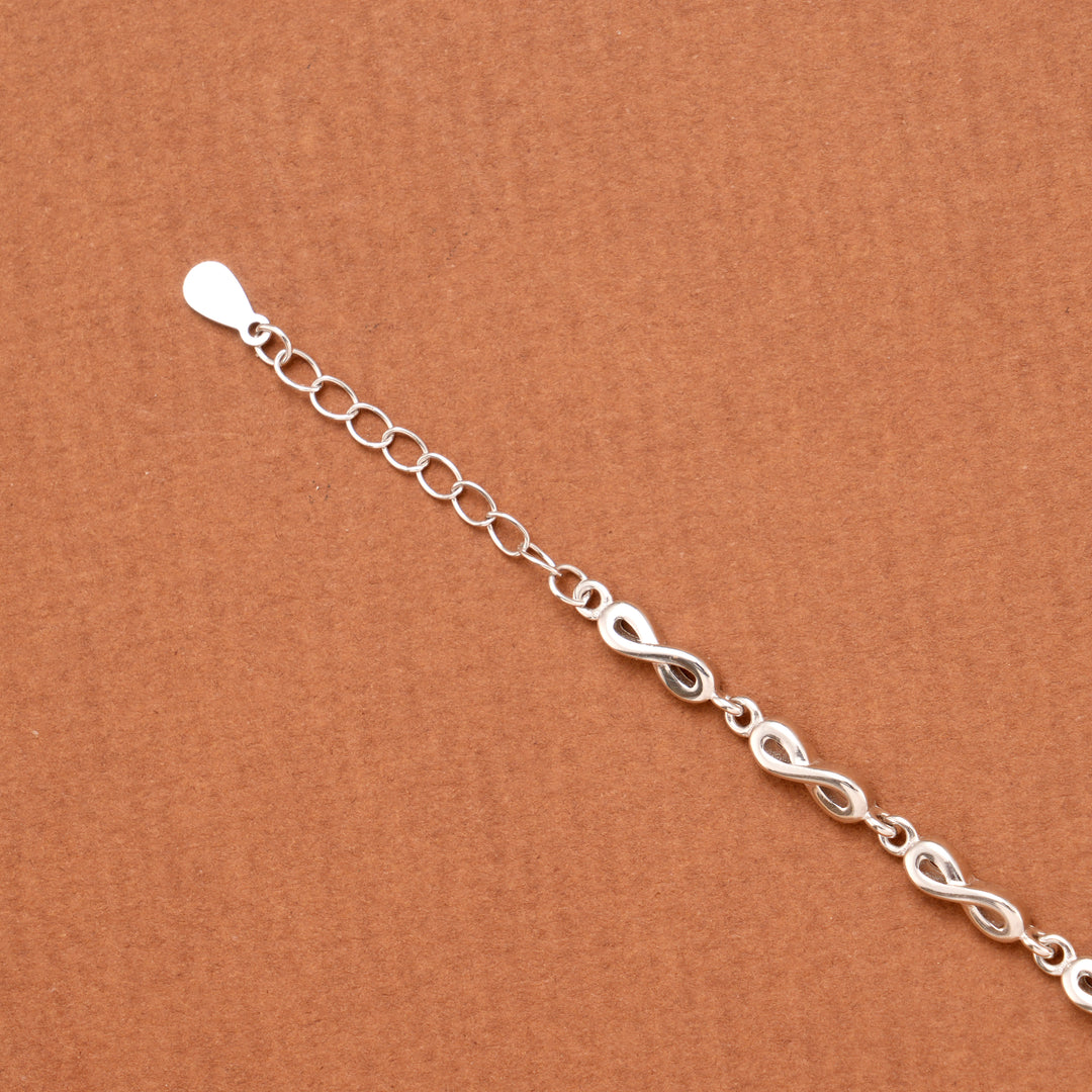 Cute Heart Whisper Silver Bracelet