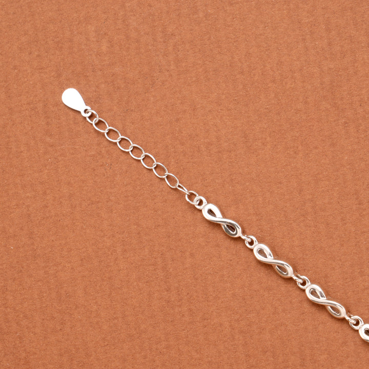 Cute Heart Whisper Silver Bracelet