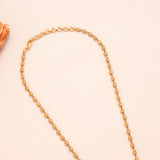 Golden Goddess Lakshmi Pendant Necklace Set