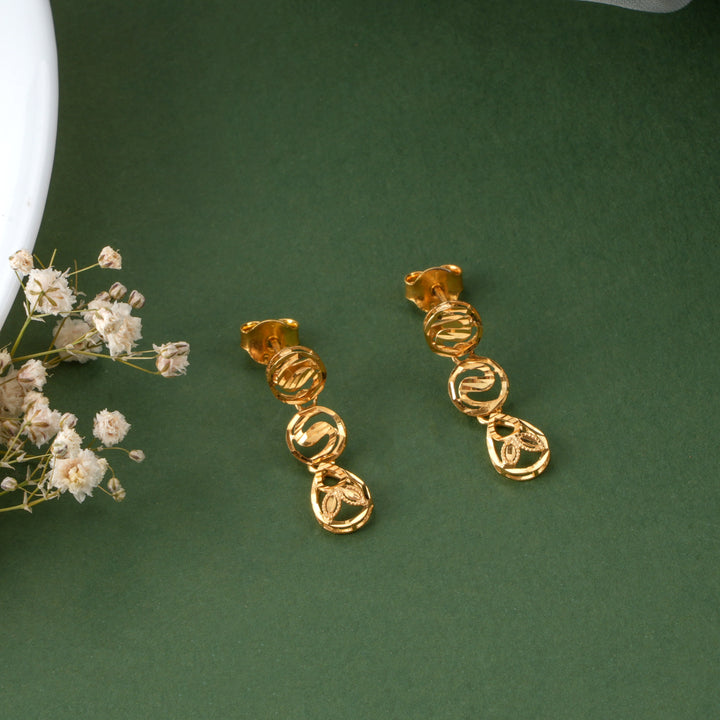 S Shape Gold Plated Dubai Haram