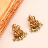 Golden Goddess Lakshmi Pendant Necklace Set