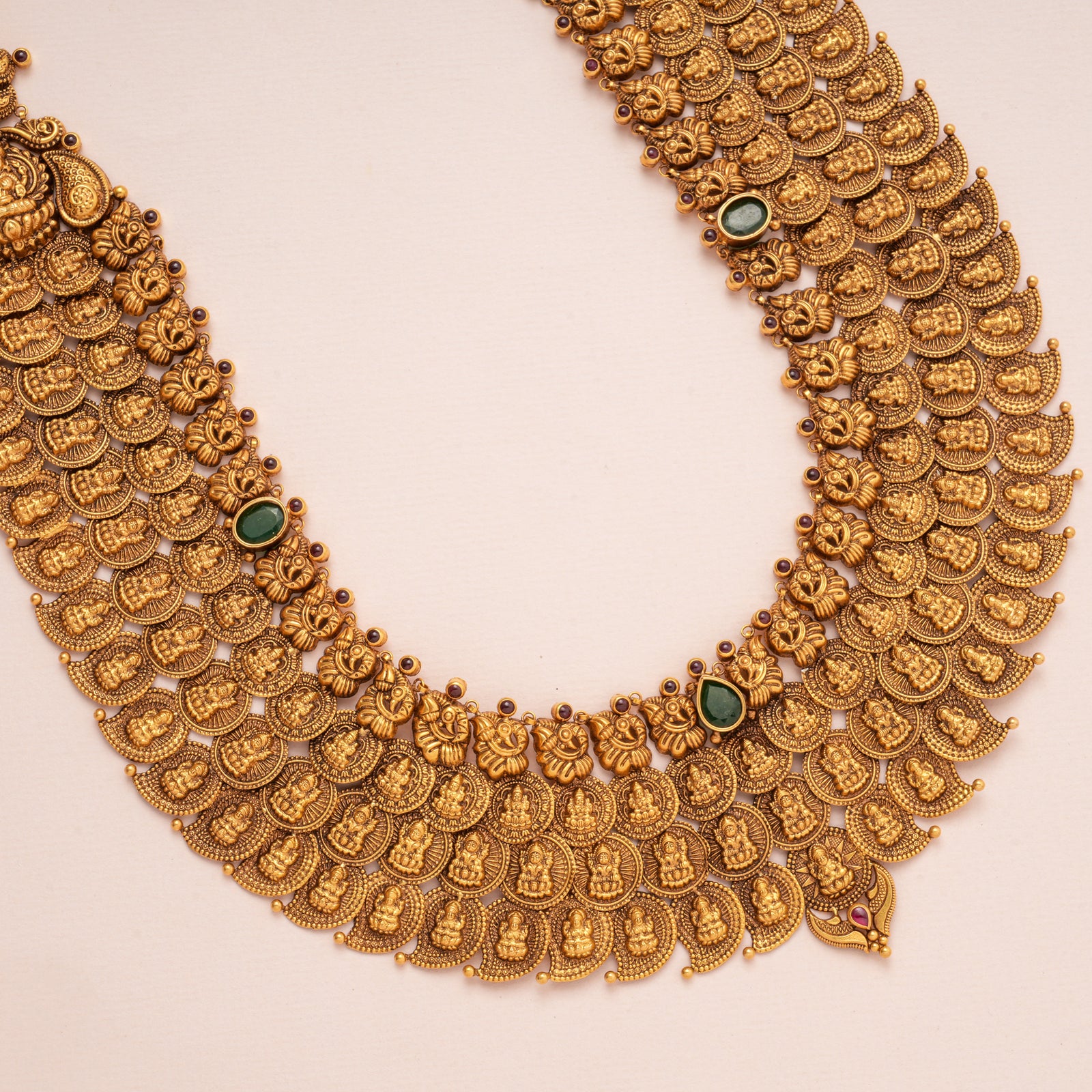 Triple Layer Kasu Mala Bridal Haram