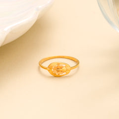 Lightweight Blossom Gold Ring