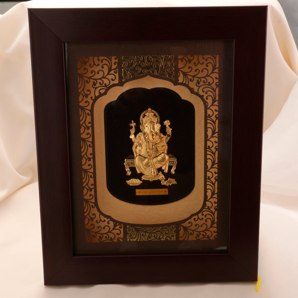 Sacred Vinayaka Fine Gold Frame