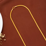 Traditional Twisted Rope Gold Chain for Women