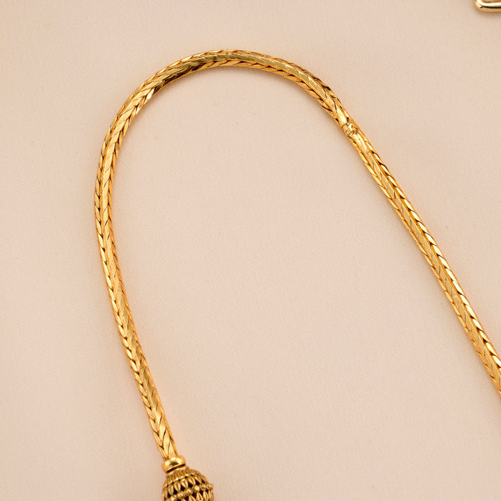 Ram and Sita Gold Plated Mugappu Chain
