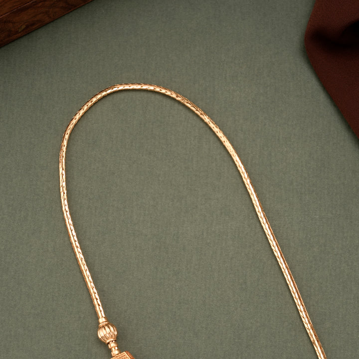 Lakshmi with Modern Mugappu Chain