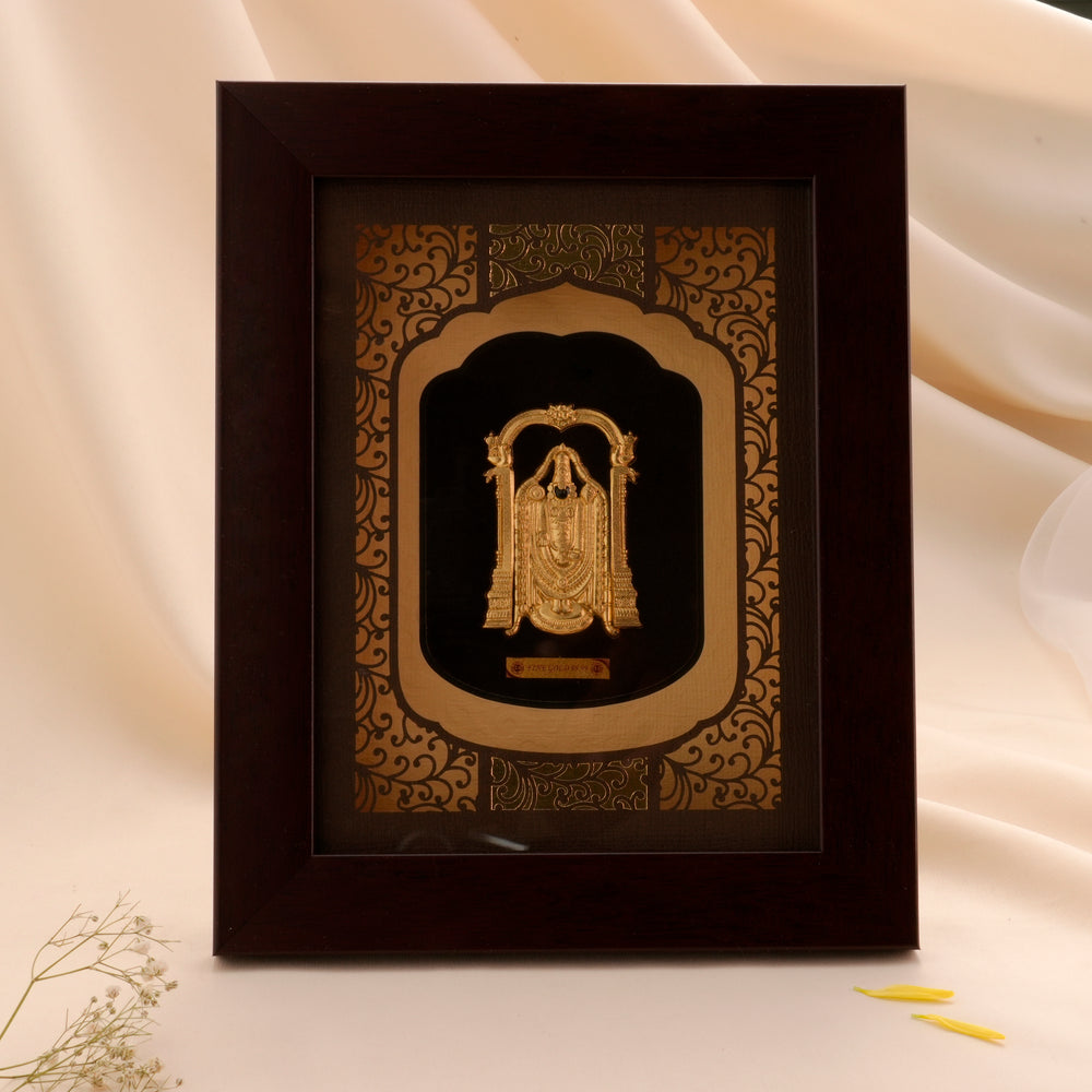 Blessing Balaji Gold Foil Frame