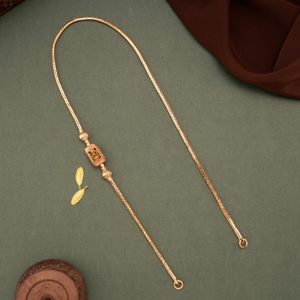 Lakshmi with Modern Mugappu Chain