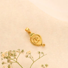 Divine OM Symbol Golden Pendant