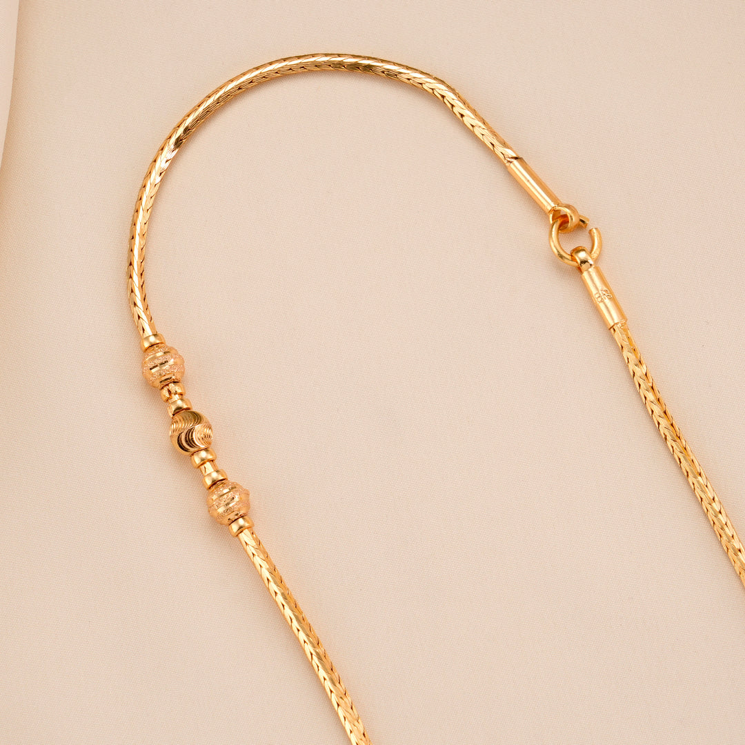 Royal Golden Ball Mugappu Chain