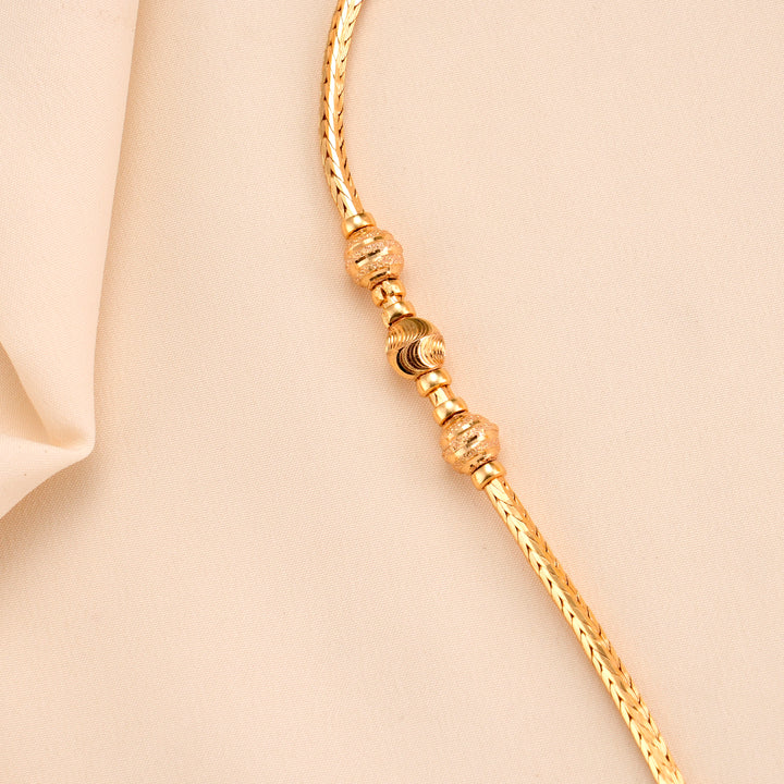 Royal Golden Ball Mugappu Chain