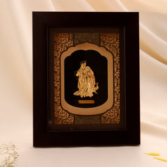 Classic Radha Krishna Gold Foil Frame