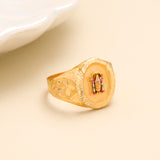 Divine Tirupati Balaji Idol Gold Ring