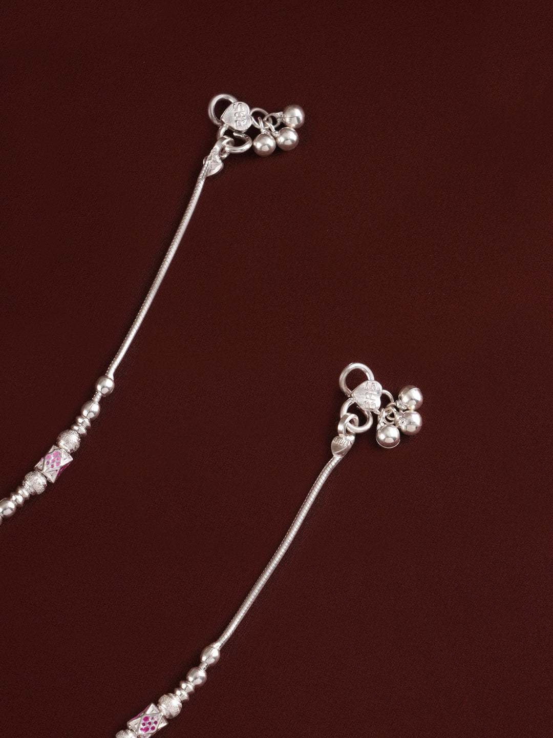 Fancy Arana Silver Anklet