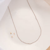 Graceful Silver Ball Design Chain
