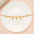 Star Pattern Turkey Type Gold Bracelet for Women