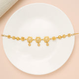 Star Pattern Turkey Type Gold Bracelet for Women