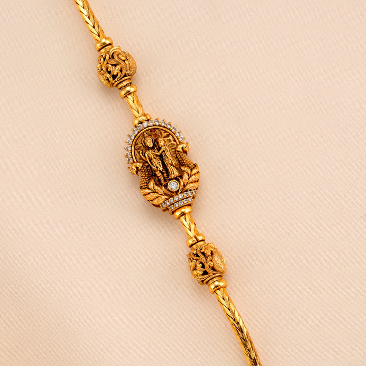 Kannan Radha Silver Mugappu Chain