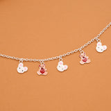 Teddy Bear and Mouse Silver Baby Bracelet