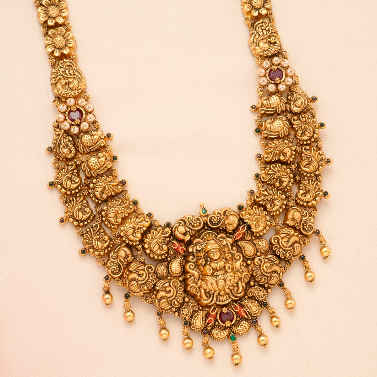 Blossom Design Ruby Lakshmi Haram