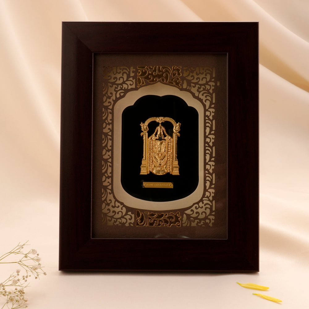 Sacred Thirupati Fine Gold Frame