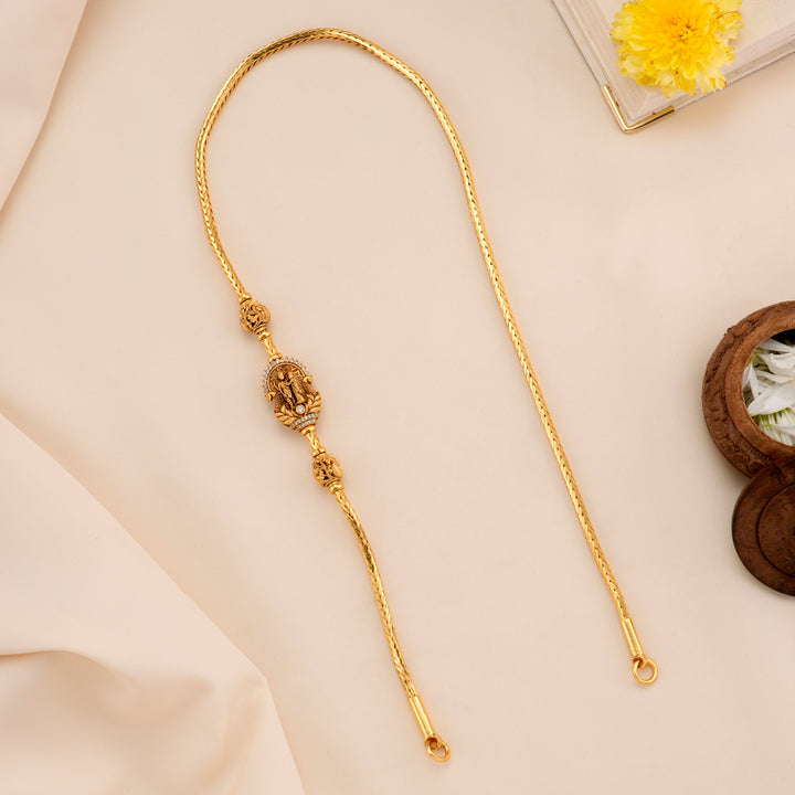 Kannan Radha Silver Mugappu Chain